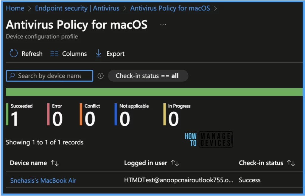 New macOS AntiVirus Policies Using Intune release 2308 or later Fig. 10